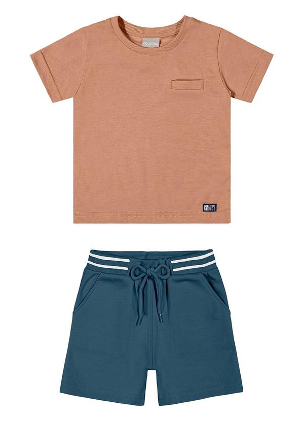 Colorittá - Conjunto Infantil  Moletom Colorittá Marrom