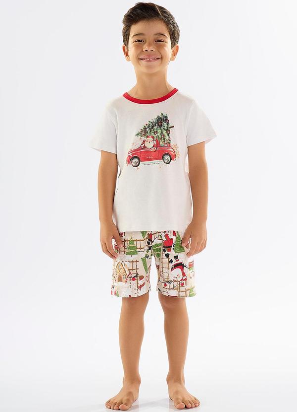 Up Baby - Conjunto Infantil Natalino Suedine Branco