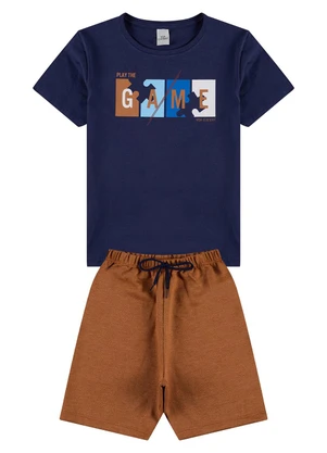 Vida Costeira - Conjunto Infantil Play The Game Azul - VIDA COSTEIRA