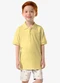 Trick Nick - Conjunto Infantil Polo com Bermuda Azul - variação: Amarelo