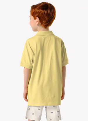Trick Nick - Conjunto Infantil Polo com Bermuda Amarelo - TRICK NICK