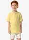 Trick Nick - Conjunto Infantil Polo com Bermuda Bege - variação: Amarelo