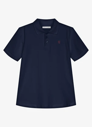 Trick Nick - Conjunto Infantil Polo com Bermuda Azul - TRICK NICK