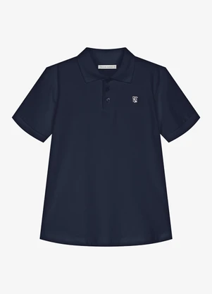 Trick Nick - Conjunto Infantil Polo com Bermuda Azul - TRICK NICK