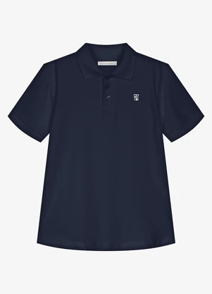 Trick Nick - Conjunto Infantil Polo com Bermuda Azul - TRICK NICK