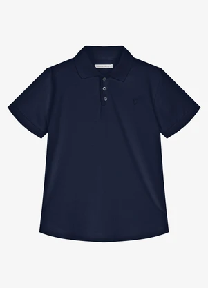 Trick Nick - Conjunto Infantil Polo com Bermuda Azul - TRICK NICK