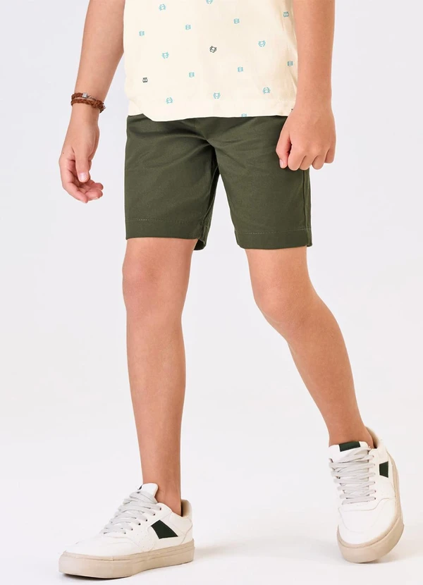 Trick Nick - Conjunto Infantil Polo com Bermuda Bege 5