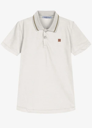 Trick Nick - Conjunto Infantil Polo com Bermuda Bege - TRICK NICK