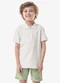 Trick Nick - Conjunto Infantil Polo com Bermuda Bege - variação: Bege