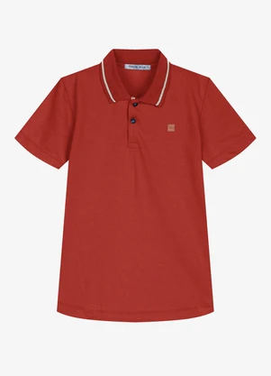 Trick Nick - Conjunto Infantil Polo com Bermuda Laranja - TRICK NICK