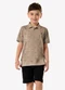 Trick Nick - Conjunto Infantil Polo com Bermuda Marrom - variação: Marrom