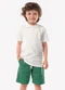 Trick Nick - Conjunto Infantil Polo com Bermuda Verde - variação: Verde