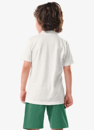 Trick Nick - Conjunto Infantil Polo com Bermuda Verde - TRICK NICK
