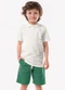 Trick Nick - Conjunto Infantil Polo com Bermuda Laranja - variação: Verde