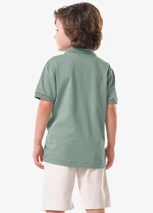 Trick Nick - Conjunto Infantil Polo com Bermuda Verde - TRICK NICK