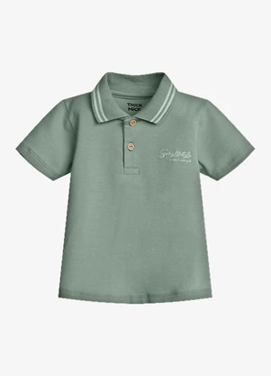 Trick Nick - Conjunto Infantil Polo com Bermuda Verde - TRICK NICK