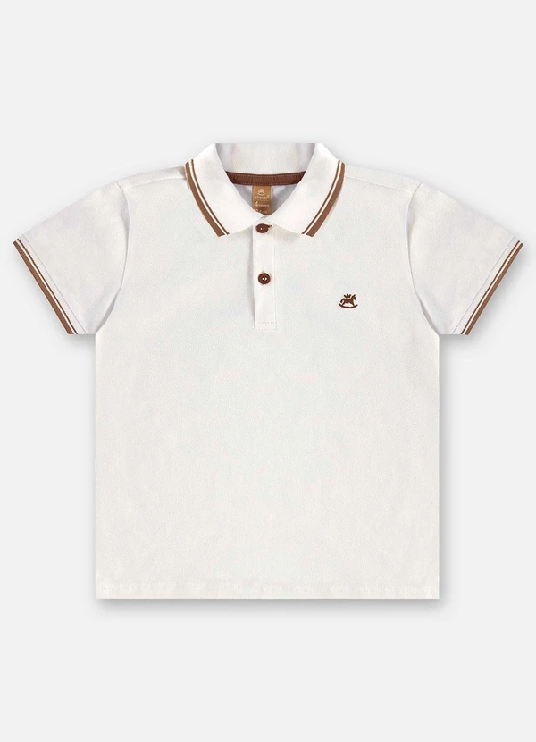 Up Baby - Conjunto Infantil Polo e Bermuda Branco 4