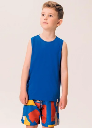 Bugbee - Conjunto Infantil Regata e Bermuda Azul - BUGBEE