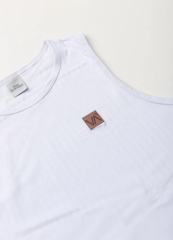 Vida Costeira - Conjunto Infantil Regata Fresquinha Branco 5