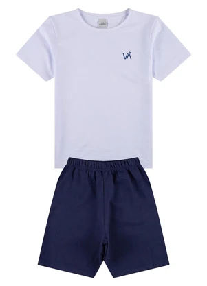 Vida Costeira - Conjunto Infantil Ribana Aplique Branco - VIDA COSTEIRA