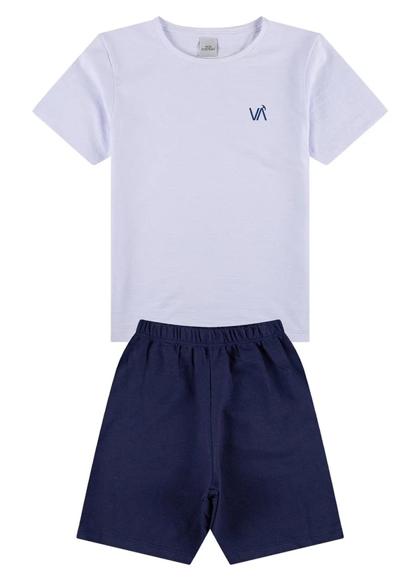 Vida Costeira - Conjunto Infantil Ribana Aplique Branco 2