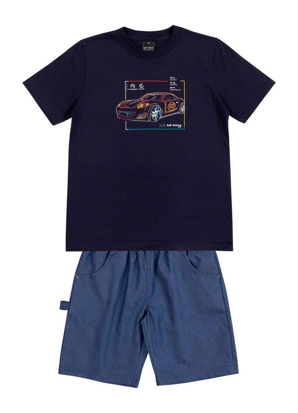 Soft Bonni - Conjunto Infantil Sarja Azul