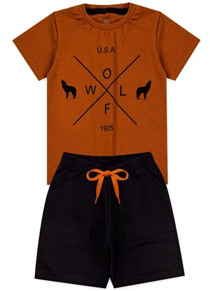 Rosa Azul - Conjunto Infantil Símbolos Kangulu Caramelo - ROSA AZUL