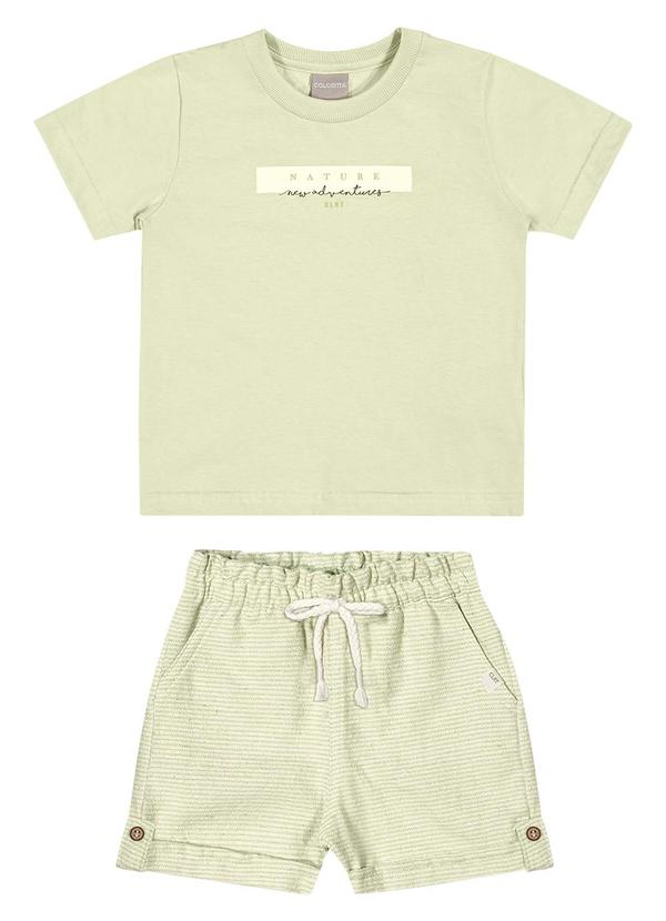 Colorittá - Conjunto Infantil Tecido Eco Menino Verde 3