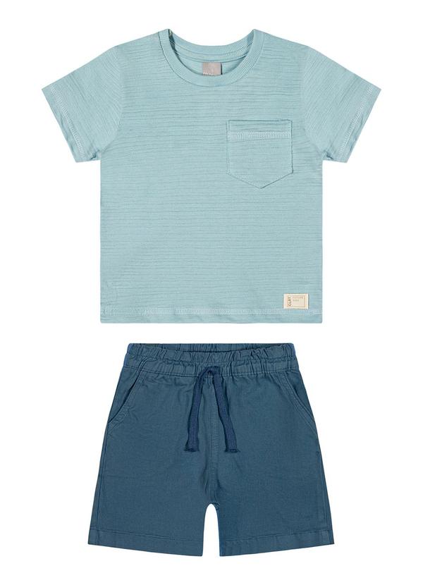 Colorittá - Conjunto Infantil  Texturizado Colorittá Azul