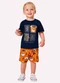 Kyly - Conjunto Infantil Tigre Menino Bege - variação: Azul