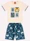 Kyly - Conjunto Infantil Tigre Menino Bege - variação: Bege