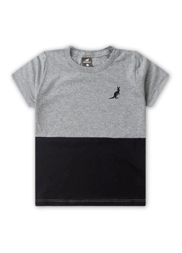 Rosa Azul - Conjunto Infantil Verão Básico Kangulu Cinza 2