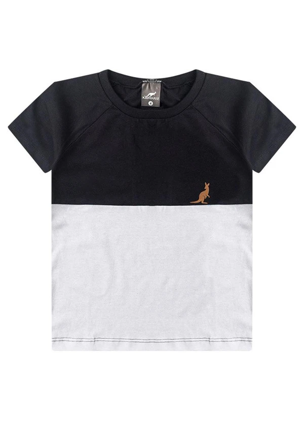 Rosa Azul - Conjunto Infantil Verão Básico Kangulu Preto 2