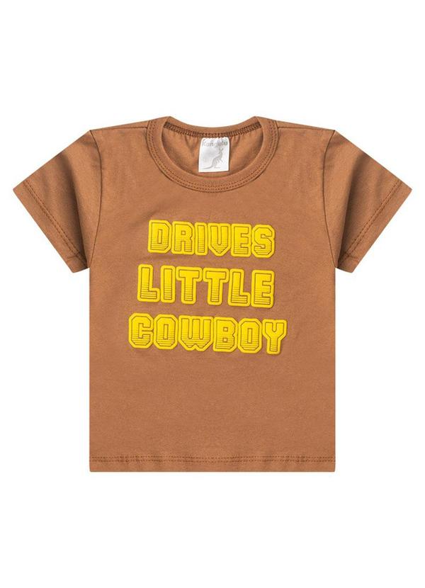 Rosa Azul - Conjunto Infantil Verão Drives Kangulu Marrom 2