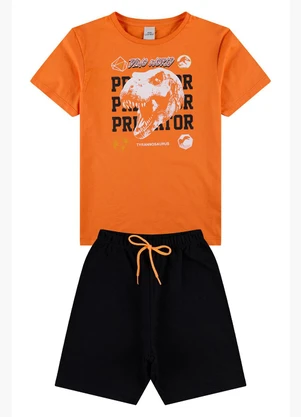 Vida Costeira - Conjunto Infantil Web Dino World Laranja - VIDA COSTEIRA