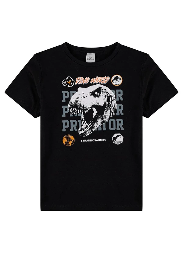 Vida Costeira - Conjunto Infantil Web Dino World Preto 3
