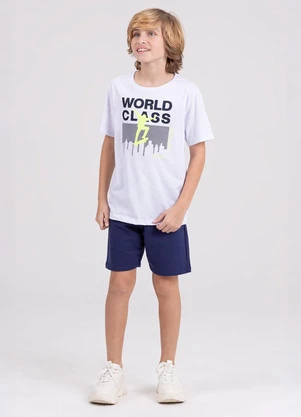 Vida Costeira - Conjunto Infantil World Class Branco - VIDA COSTEIRA