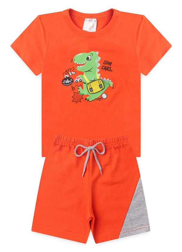 Rosa Azul - Conjunto Interativo Dino Kangulu Laranja