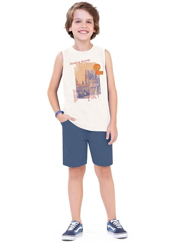 Alenice - Conjunto Italy Moments Menino Branco