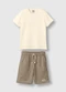 Carinhoso - Conjunto Journey, Find Your Own Verde Militar - variação: Off White