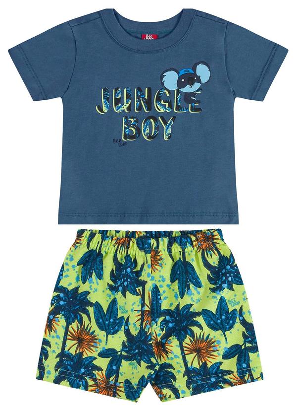 Bee Loop - Conjunto Jungle Boy para Bebê Menino Azul