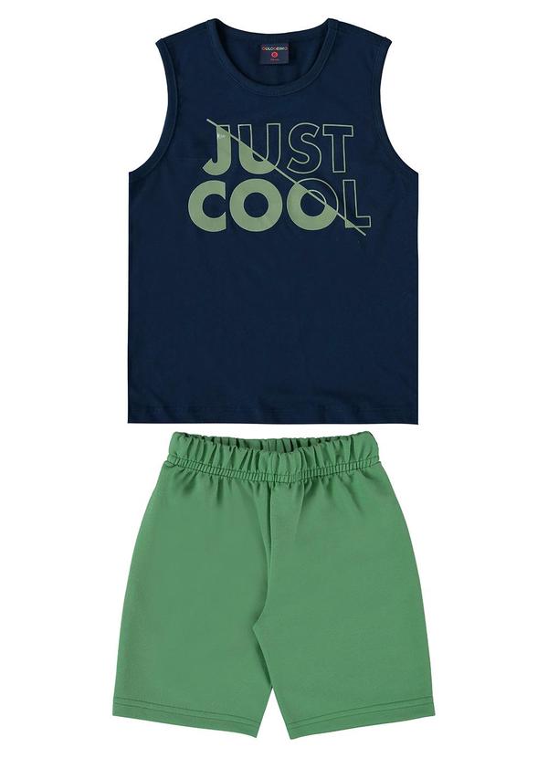 Guloseima - Conjunto Just Cool Menino Azul Marinho