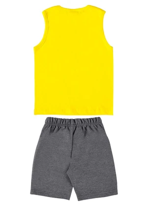 Guloseima - Conjunto Just Cool para Menino Amarelo - GULOSEIMA