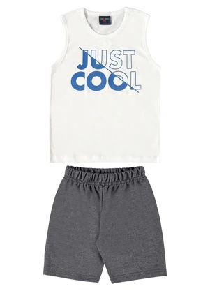 Guloseima - Conjunto Just Cool para Menino Branco - GULOSEIMA