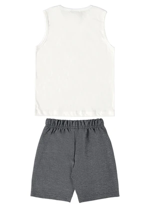 Guloseima - Conjunto Just Cool para Menino Branco - GULOSEIMA
