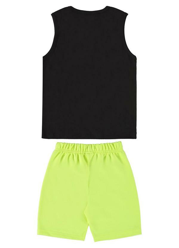 Guloseima - Conjunto Just Cool para Menino Preto 2