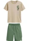 Malwee Kids - Conjunto Just Make Art Bege - variação: Bege
