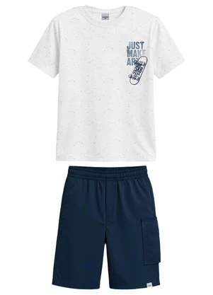 Malwee Kids - Conjunto Just Make Art Branco - MALWEE KIDS