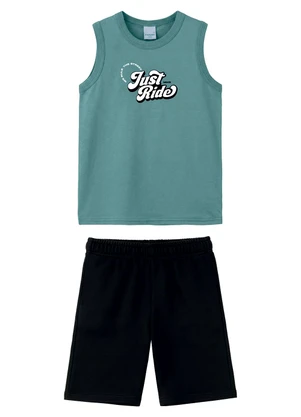 Malwee Kids - Conjunto Just Ride Azul Petróleo - MALWEE KIDS