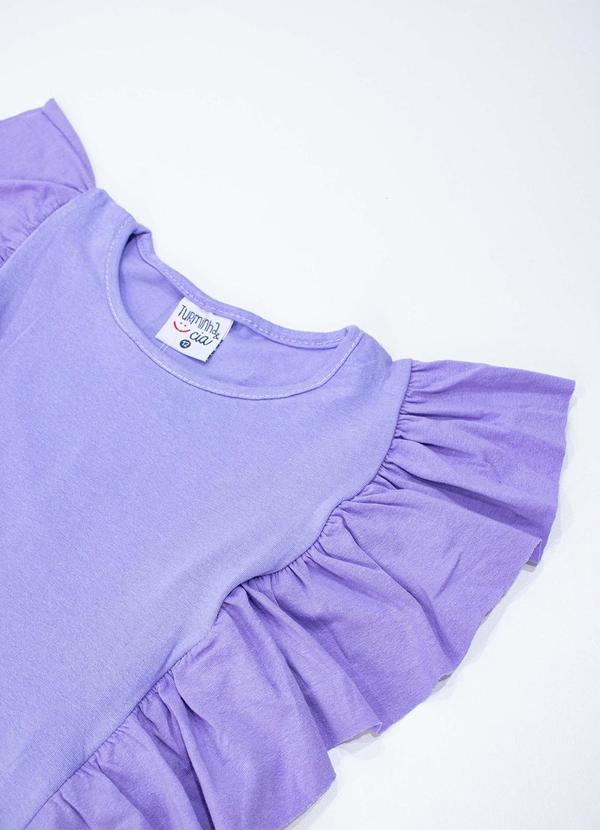 Turminha - Conjunto Juvenil Feminino Cotton Roxo 2